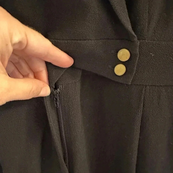 Elevenses black sleeveless jumpsuit size 4 - Picture 3 of 8